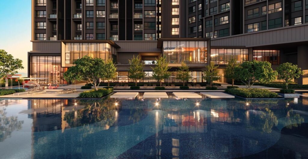 Aricia Residences Sungai Besi 50 m infinity pool, artist's impression