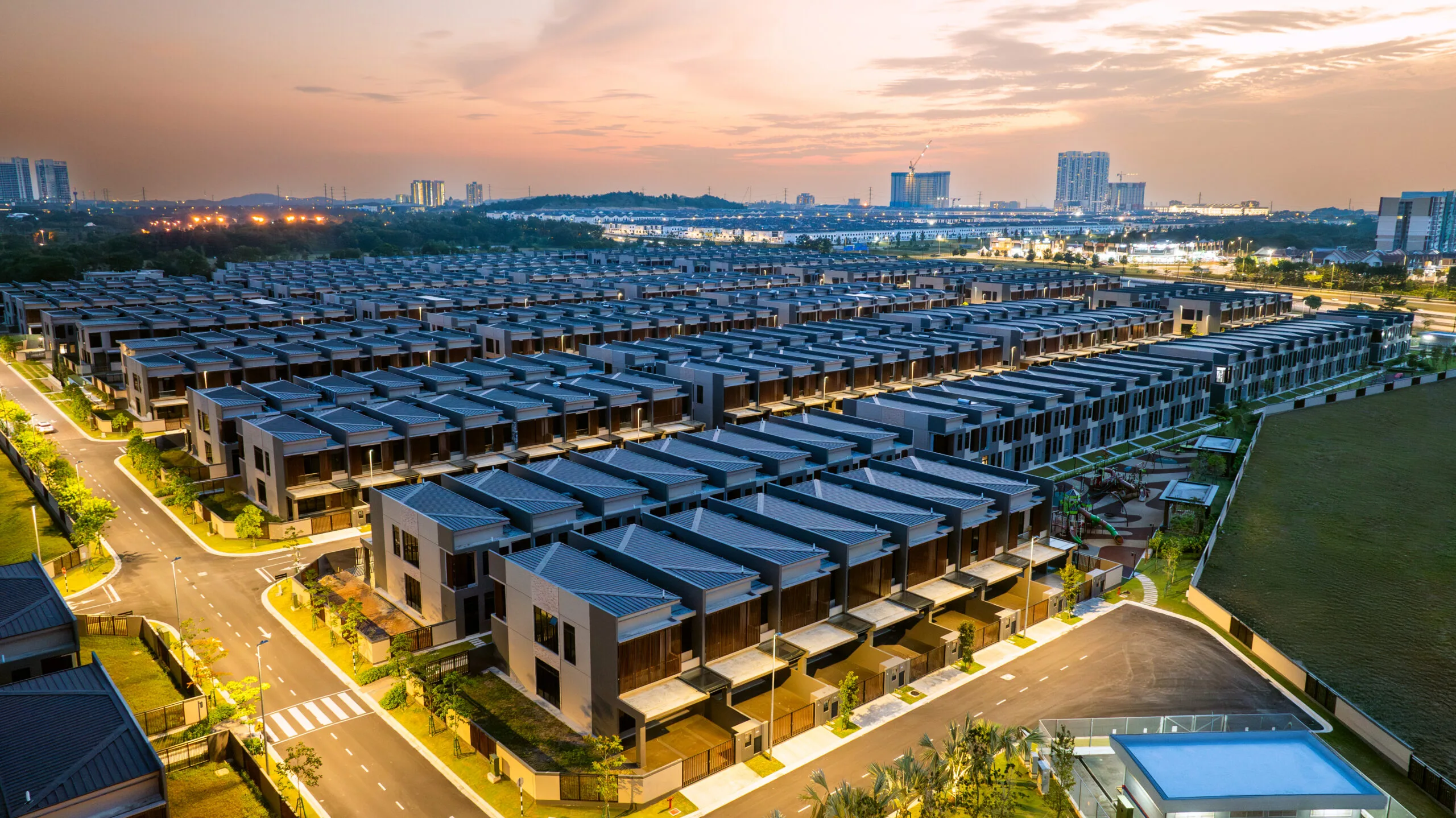 Aerial view of Aurora Resort Villas, Iskandar Puteri