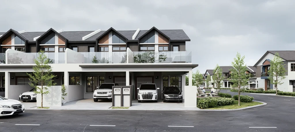Bandar Layangkasa Masai double-storey terrace houses, artist impression