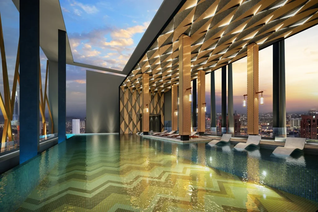 Branniganz Suites Bukit Bintang rooftop pool, artist's impression