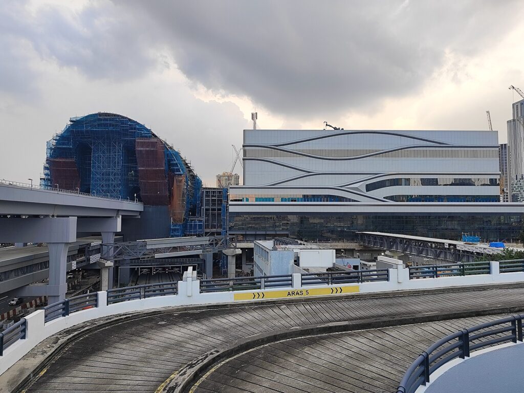 Bukit Chagar RTS Link station in Johor Bahru, June 2026
