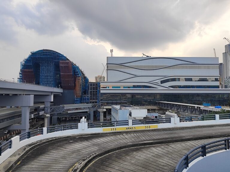 Bukit Chagar RTS Link station in Johor Bahru, June 2026