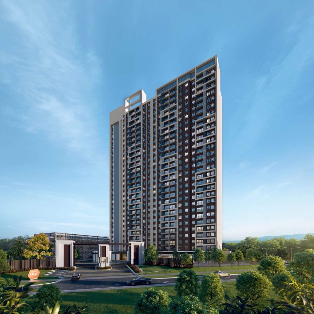 Erat Residence condominium tower in Alam Impian, artist's impression