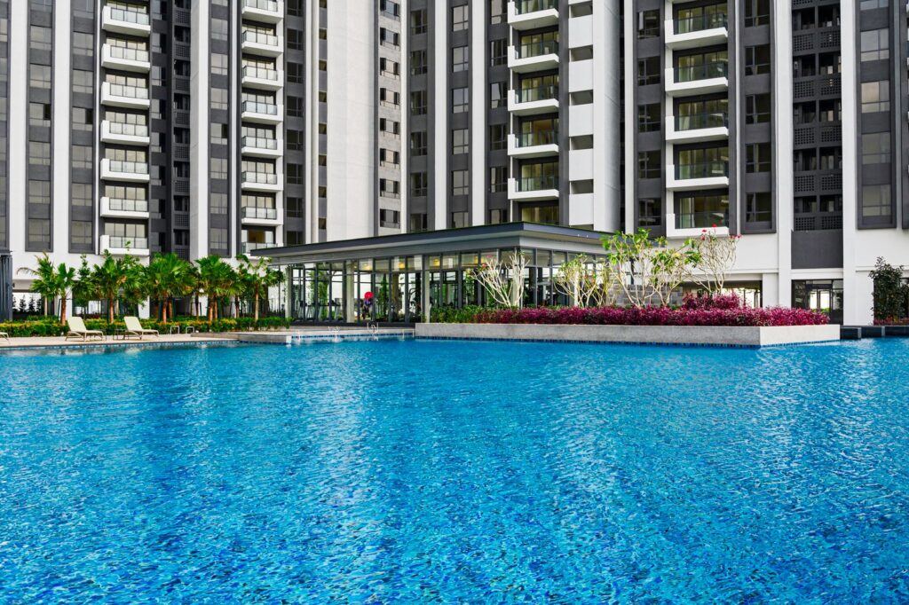 GEM Residences, Prai, Penang: the completed towers, photo