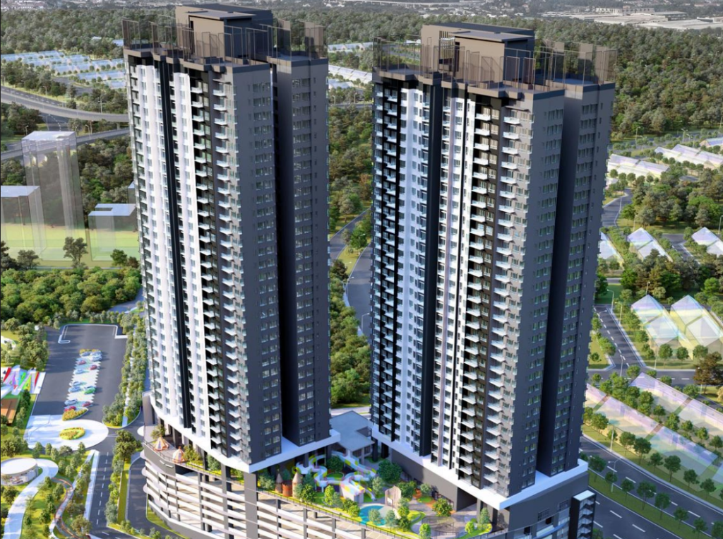 Grand Damansara twin towers in Petaling Jaya, artist's impression