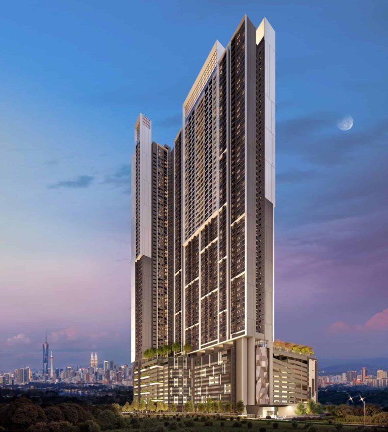 M Aspira, Taman Desa, Kuala Lumpur: artist's impression of the two towers