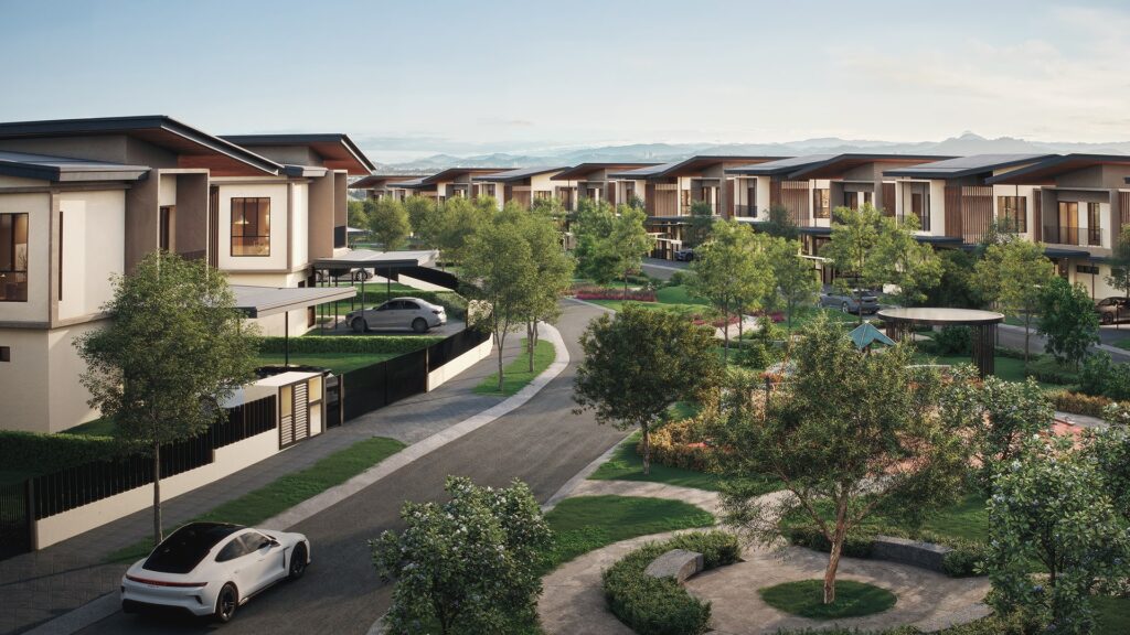 Myra Tenuman landed homes in Alam Impian, Shah Alam, artist's impression