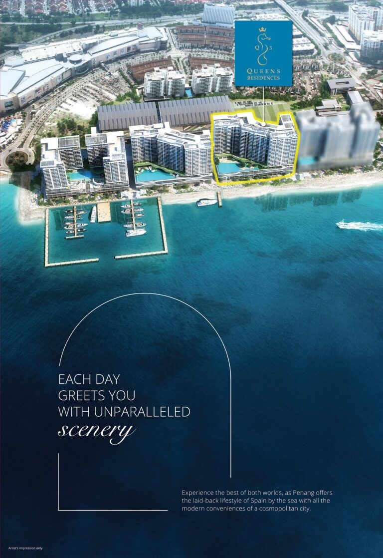 Queens Residences Q3, Queens Waterfront, Penang: artist's impression