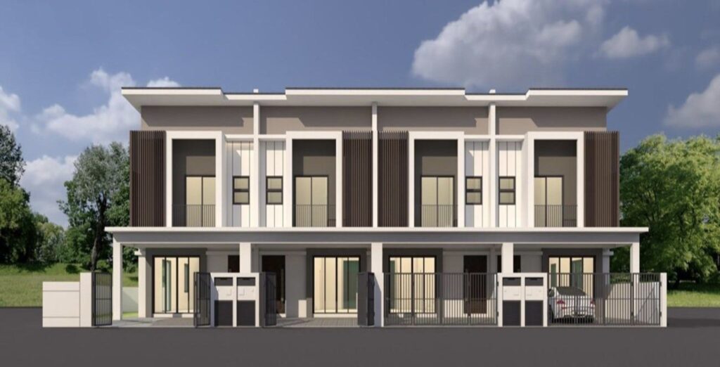 SA Terraces, Simpang Ampat, Penang: artist's impression