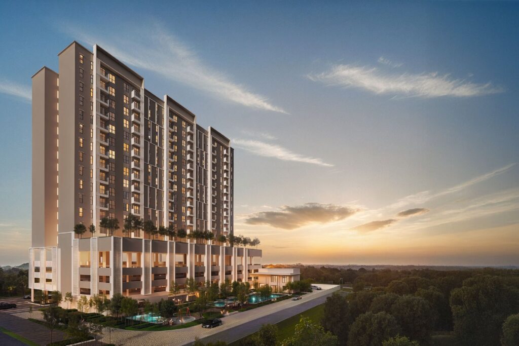 SilkSpring Residence, Butterworth, Penang: artist's impression