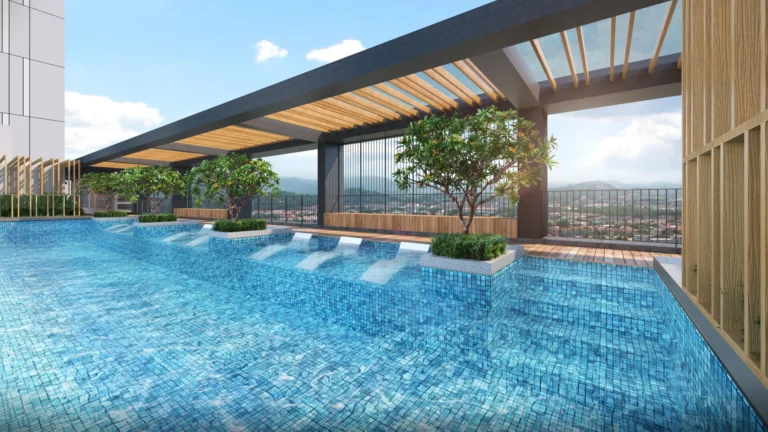Stellar Damansara Level 13A infinity pool, artist's impression