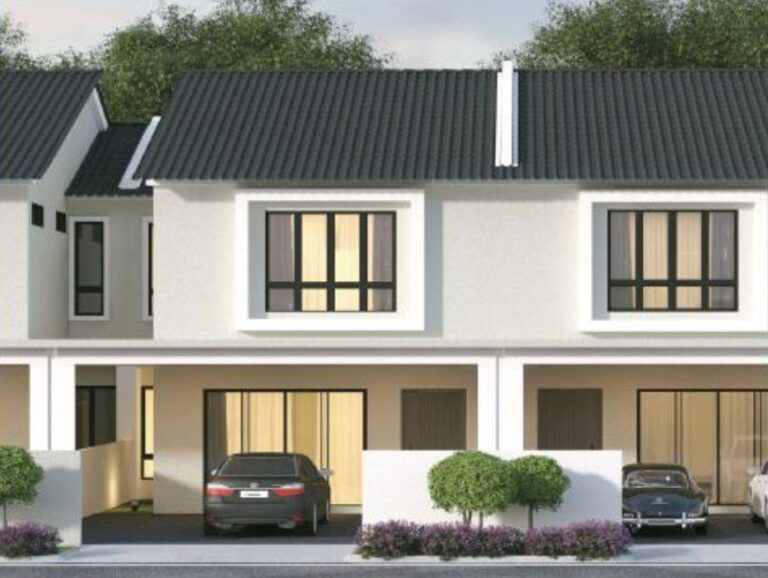 Taman Bistari Jaya, Nibong Tebal, Penang: terrace, artist's impression