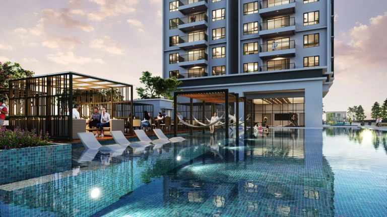 Tangen Residences North Kiara 50 m infinity lap pool, artist's impression