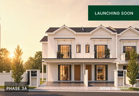 Templer Residence Belmont Rawang terrace homes, artist's impression