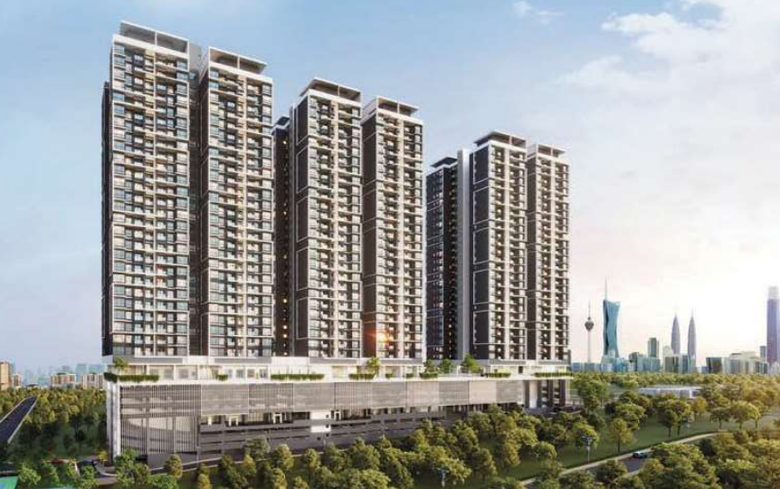 The Atas, Taman Desa, Kuala Lumpur: artist's impression of the towers
