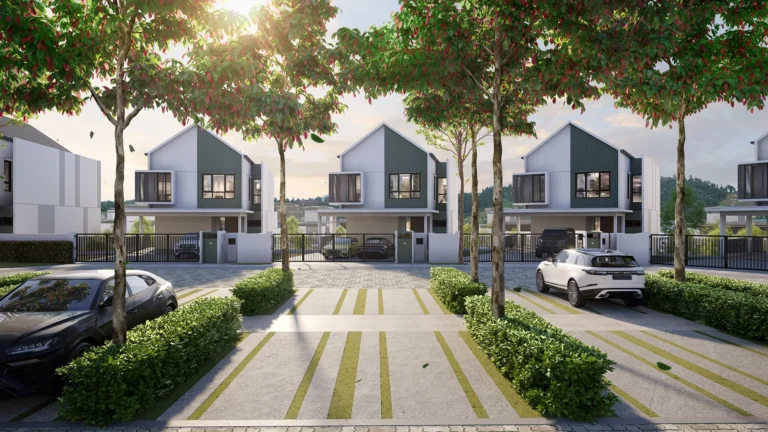 The Rise Kota Emerald Rawang streetscape, artist's impression