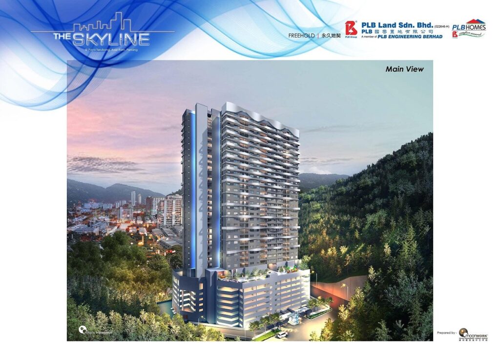 The Skyline, Bukit Jambul, Penang: artist's impression