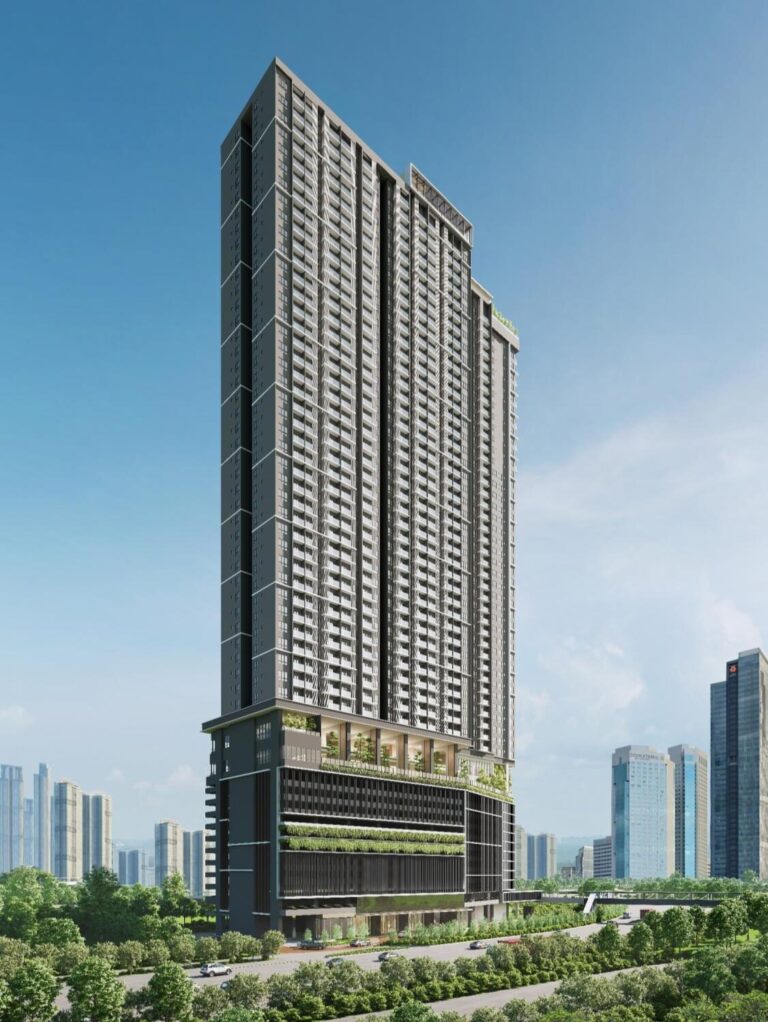 Aethera Residences 52-storey tower by UOA, artist's impression