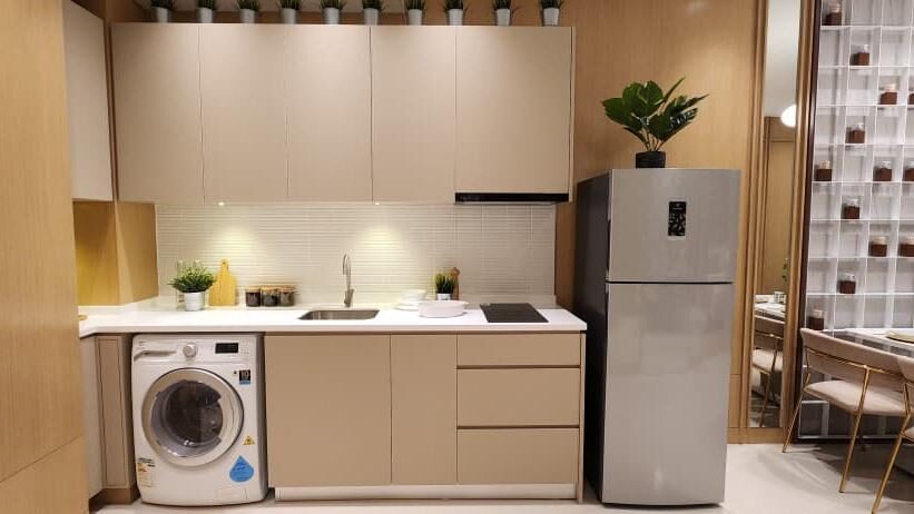 Aethera Residences show unit kitchen, actual photo