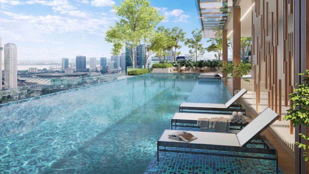 Aethera Residences Sky Infinity Pool, Level 52