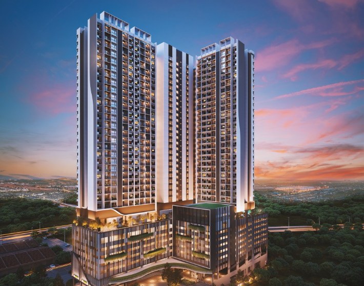 Aliva, Mount Austin, Johor Bahru (artist impression)