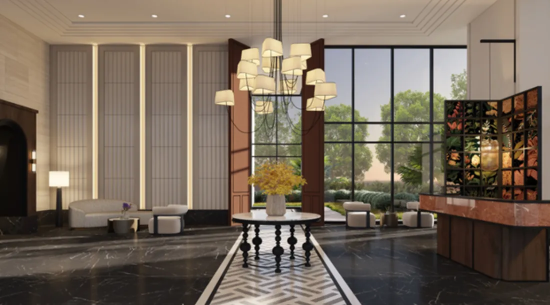 AndaBreeze Residences, Bandar Cassia, Batu Kawan: Tower A lobby, artist's impression