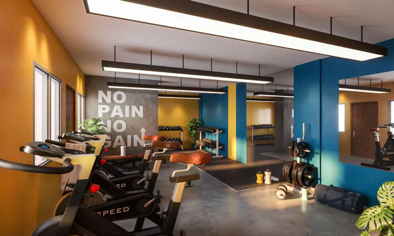 Aston Minka Residences, Bukit Mertajam: fitness room, artist's impression