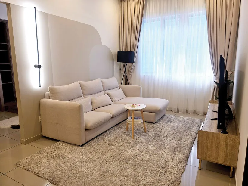Aston Minka Residences, Bukit Mertajam: show unit living area photo
