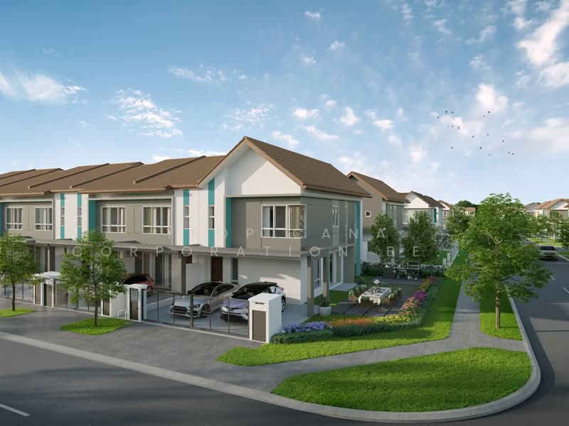 Avisa Residences Phase 2 corner 2-storey terrace render, Puncak Alam