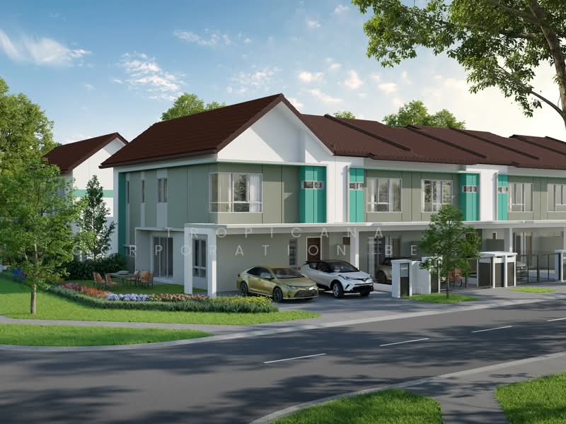 Intermediate 2-storey terrace render