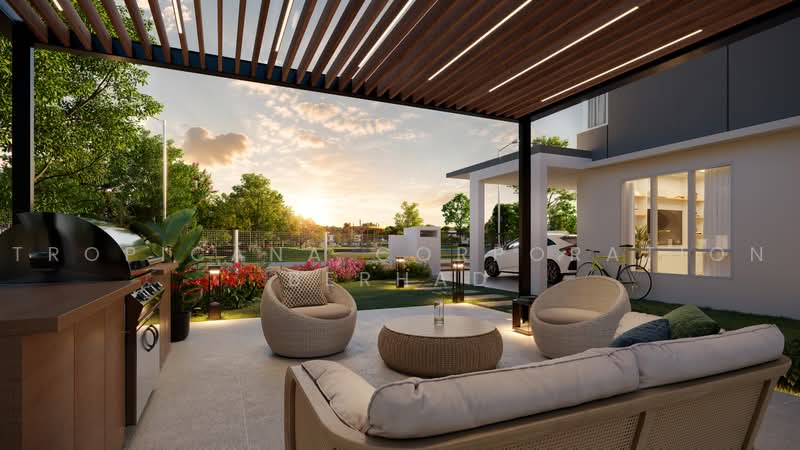 Terrace row render