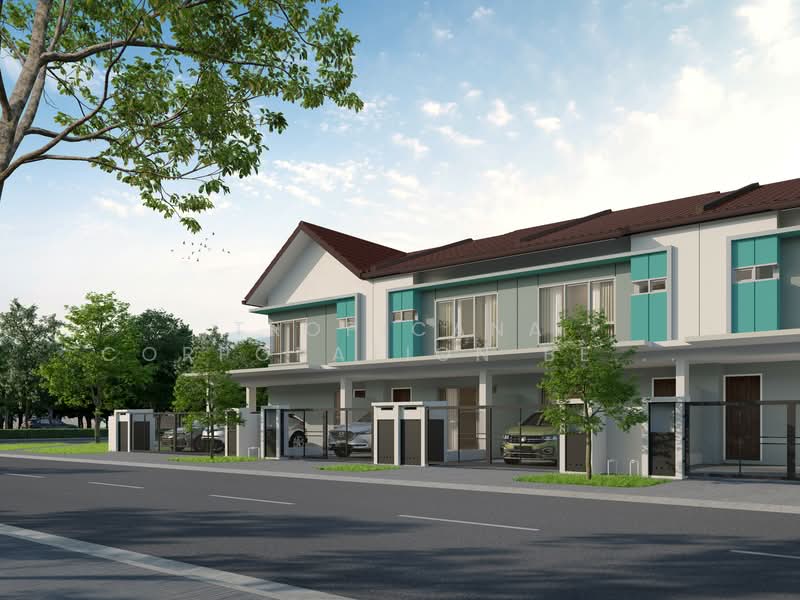 Terrace row street view render