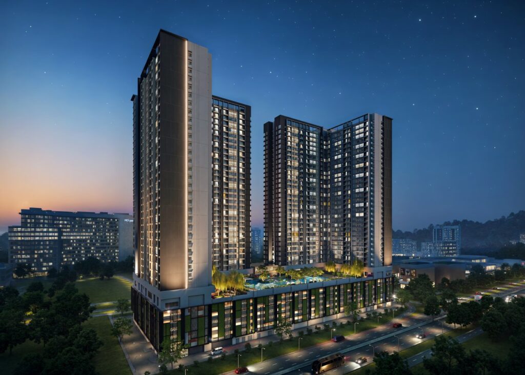 Calia Residences，Danga Bay（艺术构想图）