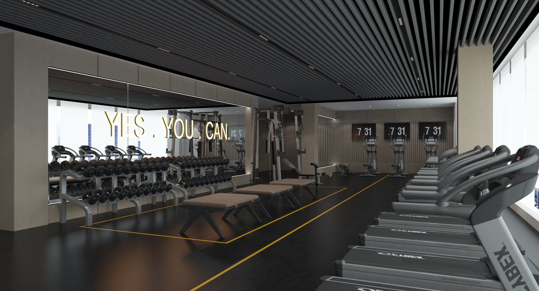 Calia Residences 健身房