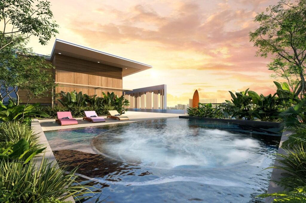 Causewayz Square rooftop jacuzzi