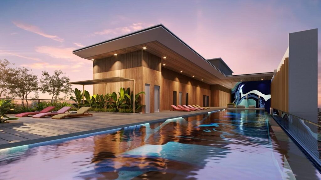 Causewayz Square rooftop pool lounge