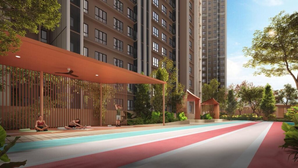 Causewayz Square yoga pavilion and running track