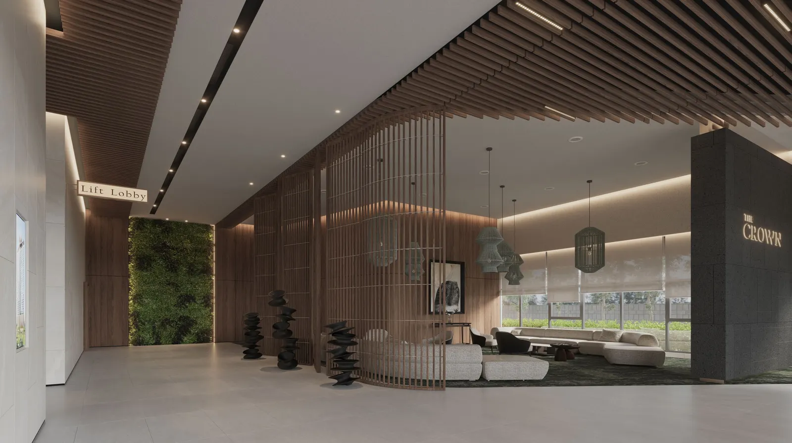 Crown Penang, Tanjung Tokong, Penang: Level 1 grand lobby, artist's impression