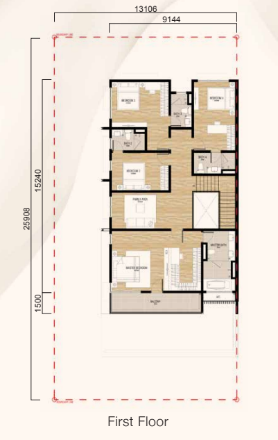 Danga Sutera Phase 2 Type A first floor plan