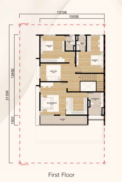 Danga Sutera Phase 2 Type B first floor plan