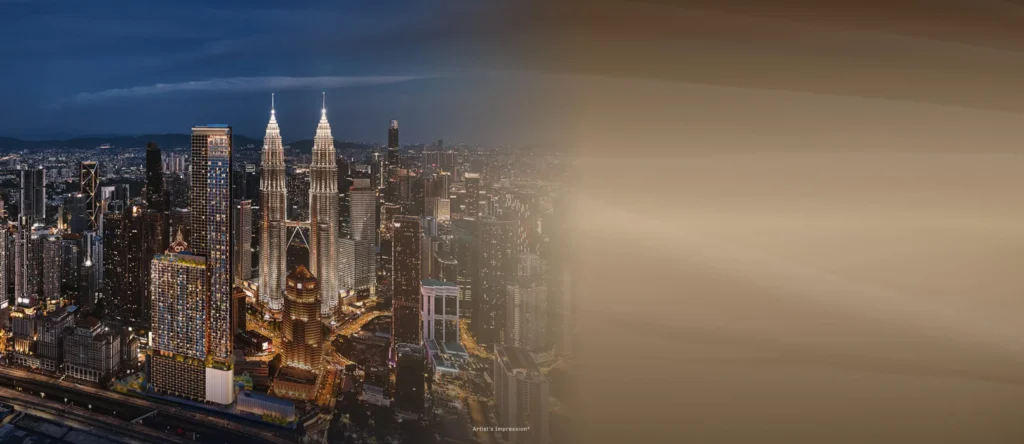 Divine KLCC tower on Jalan Saloma, Kuala Lumpur (artist's impression)