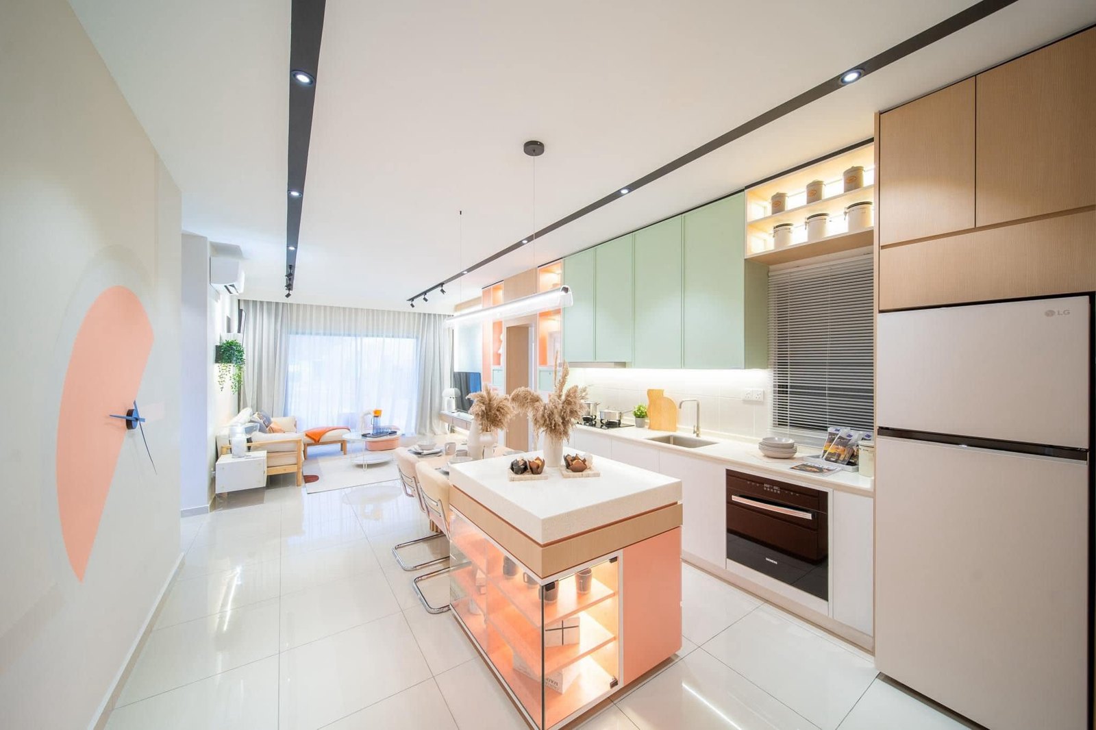 Duduk @ Santai 3 show unit kitchen and dining