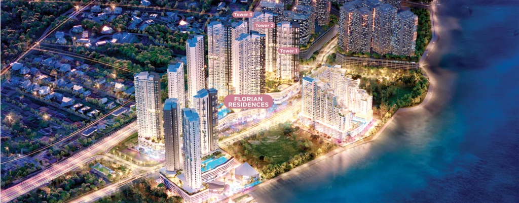 Artist's impression of Florian Residences Towers 1-3, Danga Bay