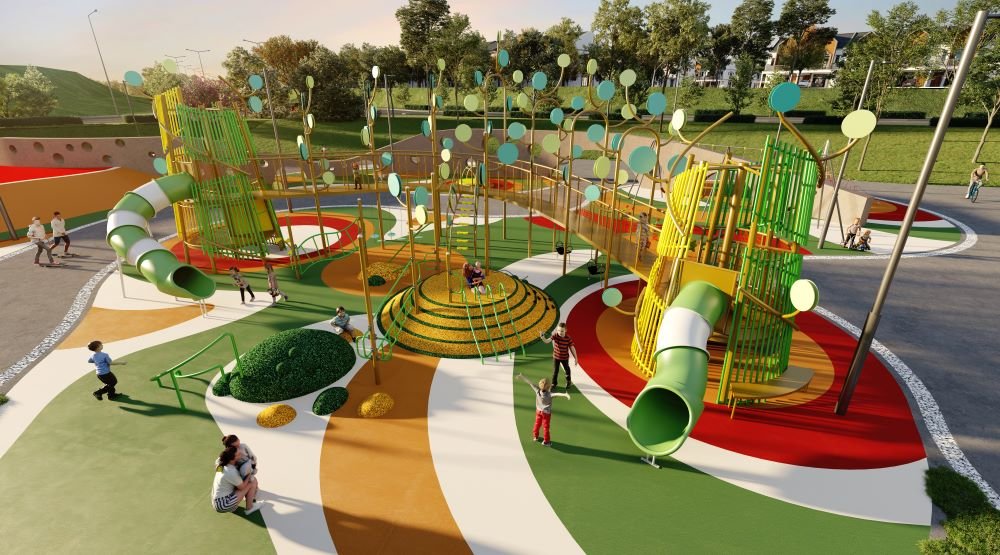 Universal playground render, Genting Indahpura U.Reka