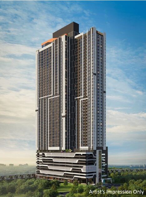 Gen Sphere tower facade, artist's impression