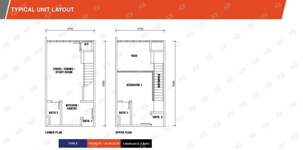 Gen Sphere floor plan, Type E