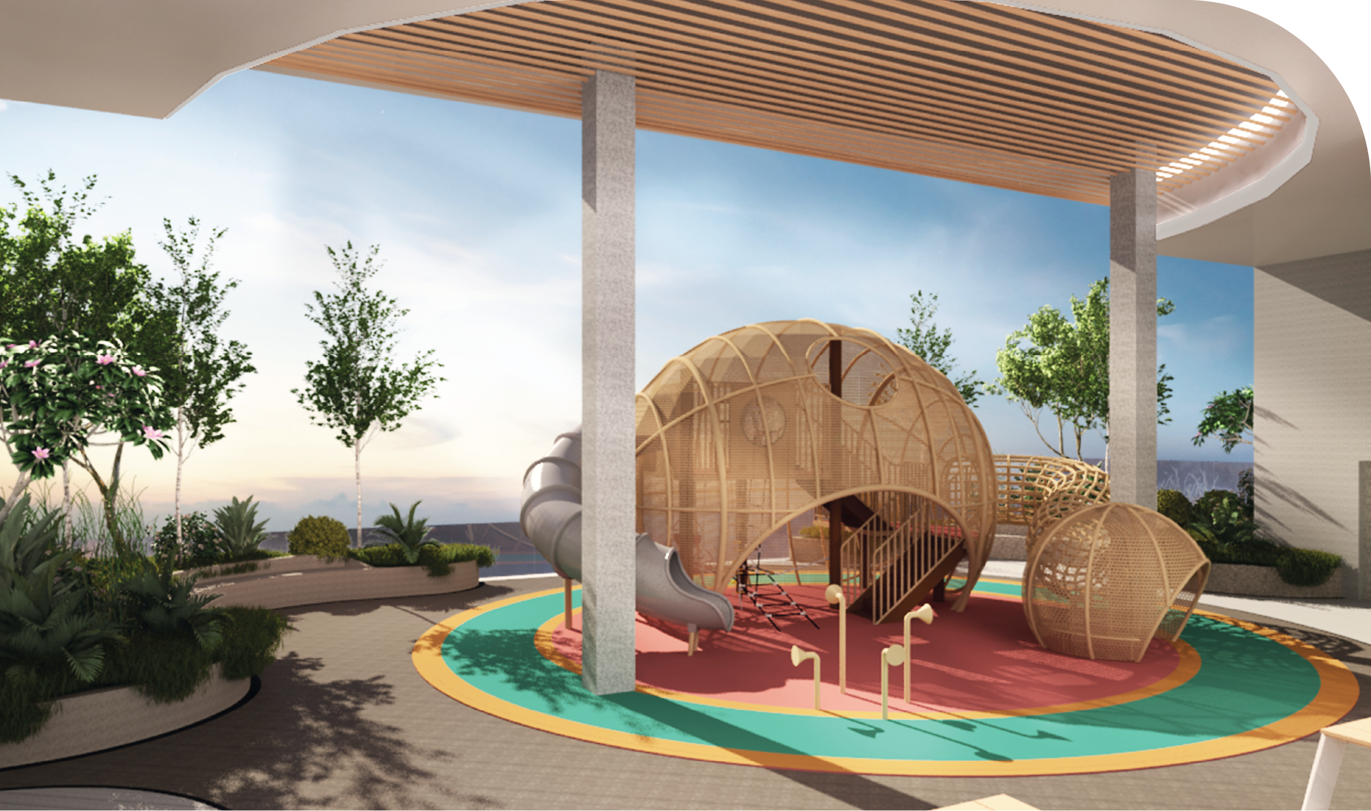 Children playground render