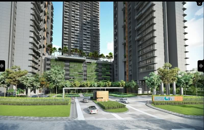 Grand Medini Residence block facade, Medini Zone A