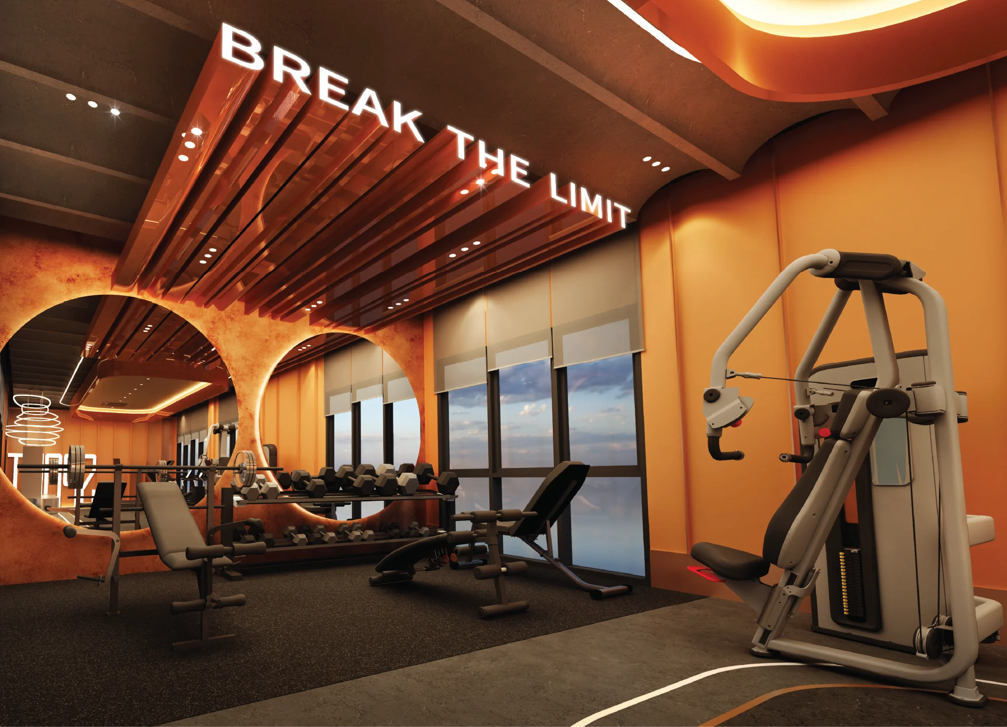 G'Vinton, George Town: fitness studio, artist's impression