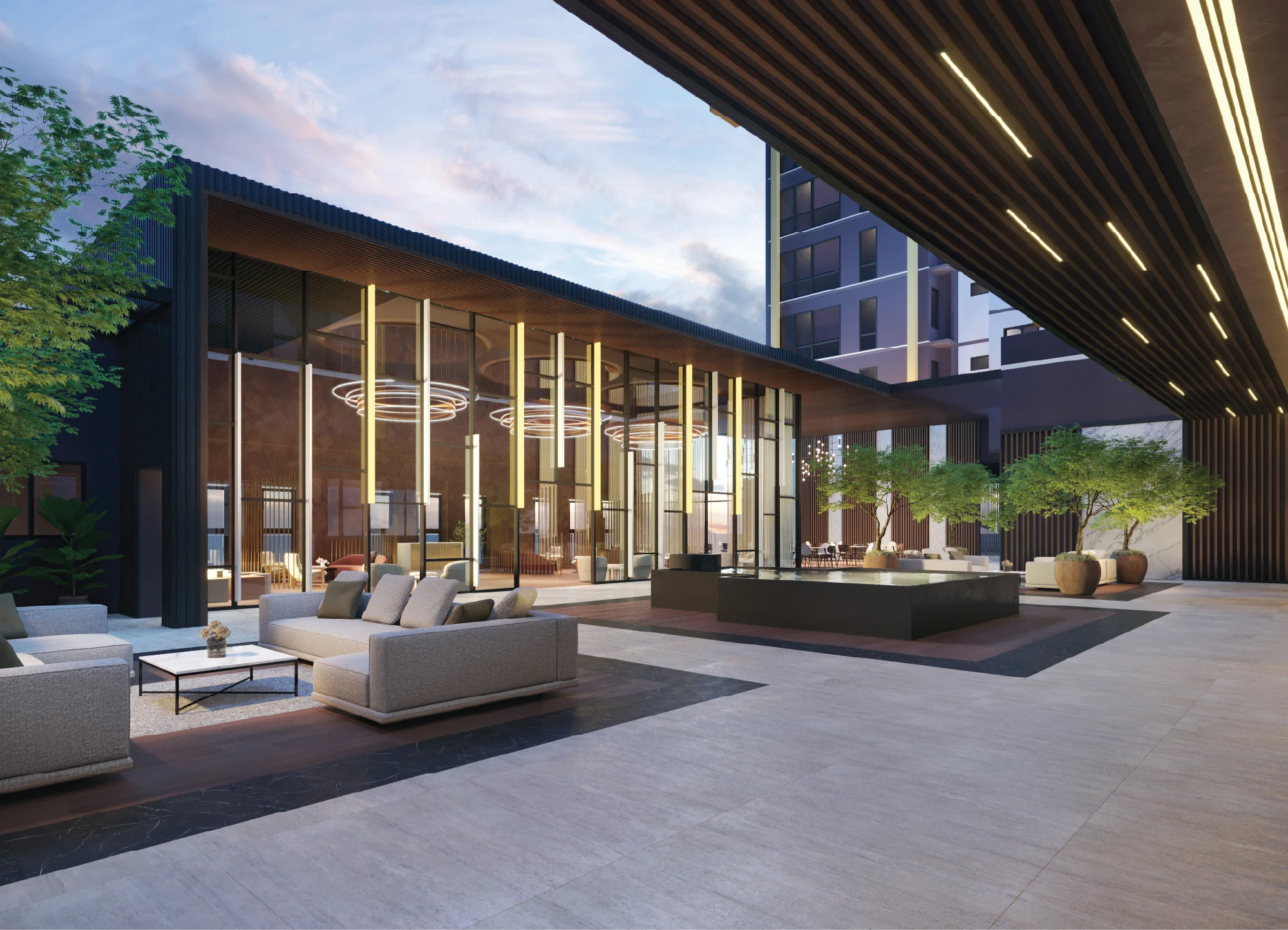 G'Vinton, George Town: outdoor lounge and BBQ deck, artist's impression